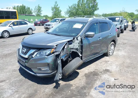 2017 Nissan Rogue Sv из США, поврежденный, VIN KNMAT2MV6HP540419